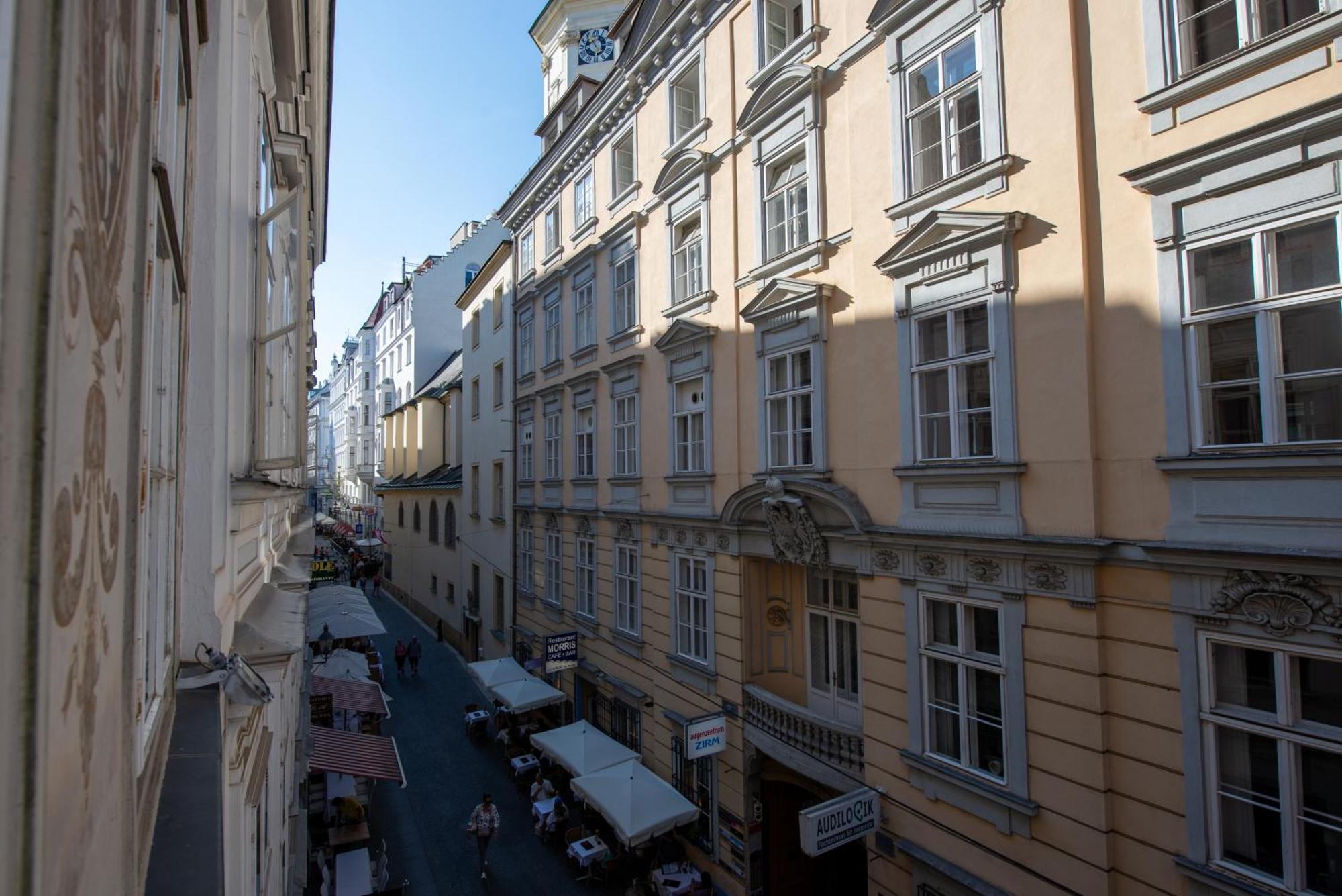 Zum Blauen Karpfen Apartment Viena Exterior foto